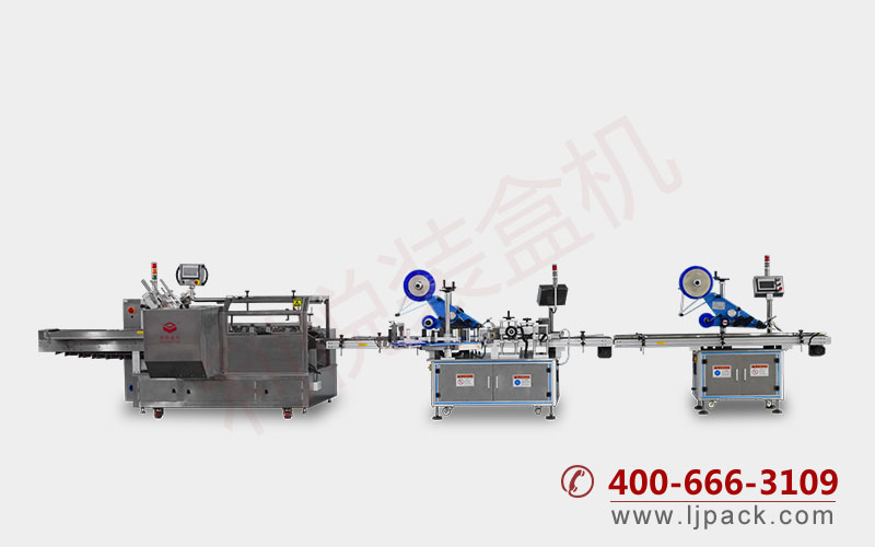 手機(jī)膜自動掛構(gòu)插盒貼標(biāo)裝盒機(jī)生產(chǎn)線