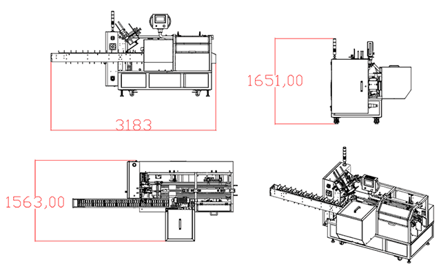 LY200-2自動(dòng)裝盒機(jī)尺寸圖